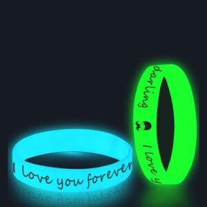 SILICONE WRISTBAND GLOW IN THE DARK