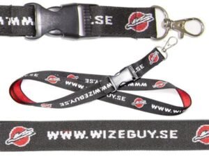 WOVEN LANYARD LOGO WEAVE