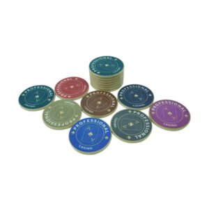 POKER CHIPS FULL COLOUR TOP