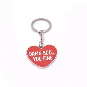 KEY RING HARD ENAMEL ZINC ALLOY